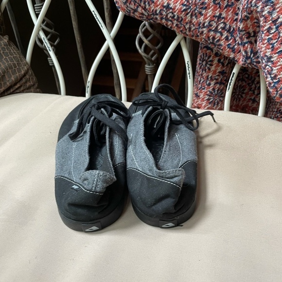 Reef Lace Up‎ Canvas Shoes Black Grey Size 13 - Picture 5 of 5